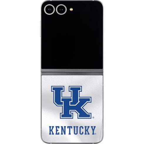University of Kentucky White Jersey Galaxy Z Flip6 Skin